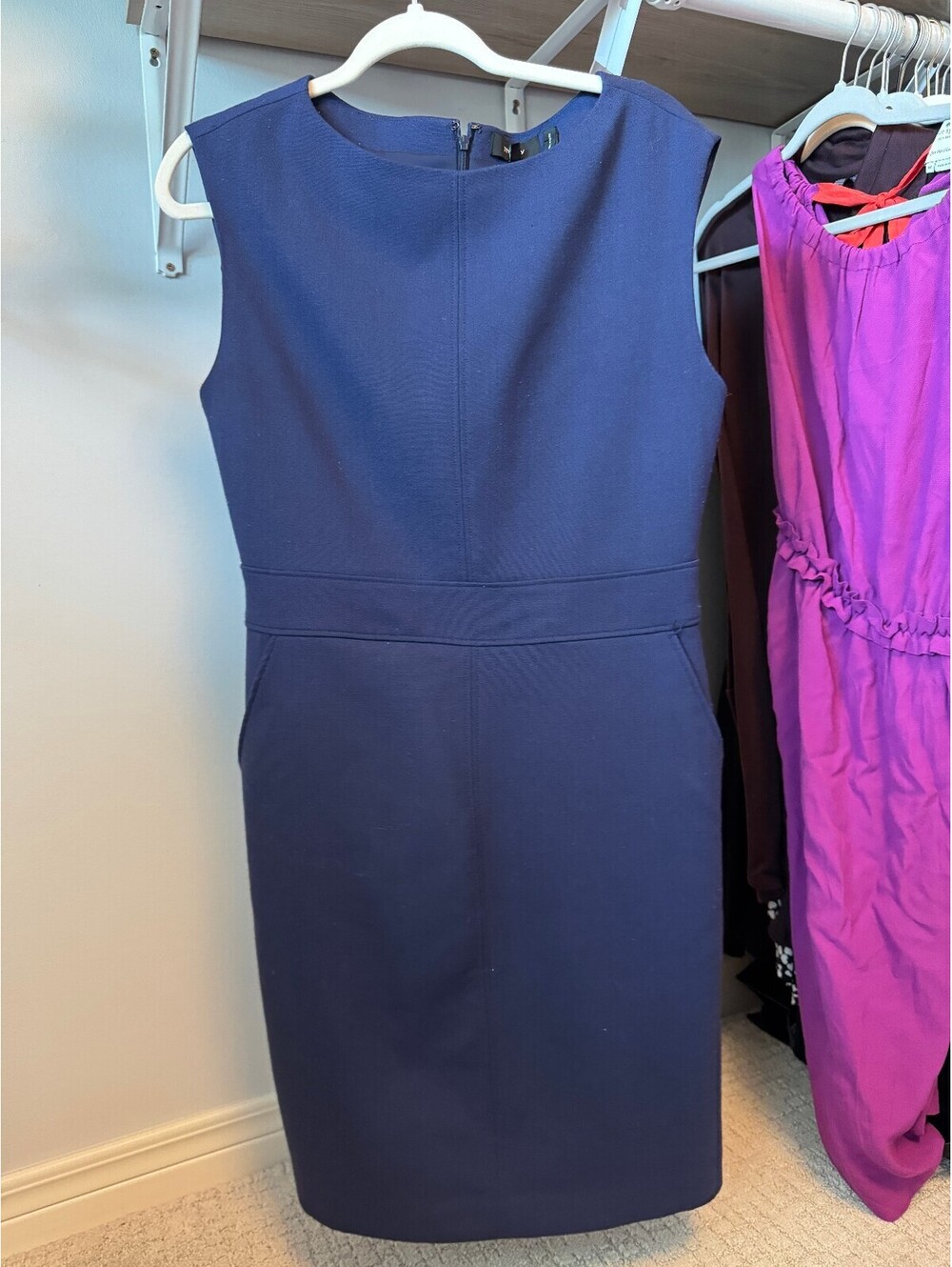Theory Sheath dress navy - Picture 2 of 4